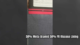 Tecido de forro de viscose 50% meta‑aramida 50% FR