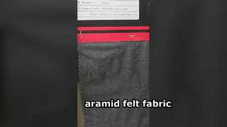 Nome do produto: Tecido de feltro de agulha Meta Aramid Largura: 150 cm Peso: 270 g/m2
