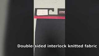 Tecido de malha interlock dupla face (10% PSA + 90% Meta-Aramida, 350gsm, 150cm)