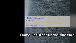Solução têxtil resistente a chamas de fio modacrílico premium