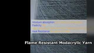 Fio modacrílico resistente a chamas premium para têxteis