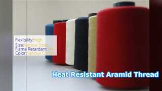 Costura industrial resistente ao calor da linha de aramida resistente