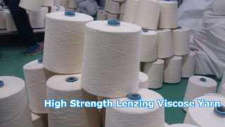 Solução têxtil de alta resistência de fio de viscose Lenzing Premium