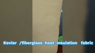 Tecido de isolamento térmico de Kevlar/fibra de vidro