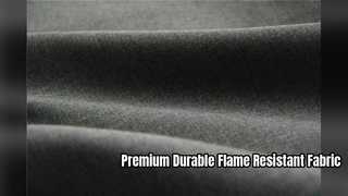 Tecido de viscose Lenzing preto premium durável e respirável