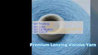Fio de viscose Lenzing Premium para têxteis de alto desempenho