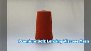 Fio de viscose Lenzing Premium para têxteis macios e duráveis
