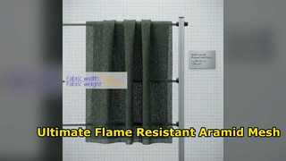 tela protetora resistente à chama da malha de 600D Para Aramid