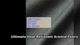 Tecido resistente ao calor de tecido de fibra de aramida de alto desempenho