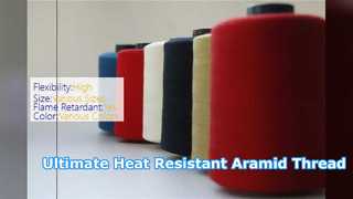 Rosca de aramida resistente ao calor para equipamentos de segurança industrial