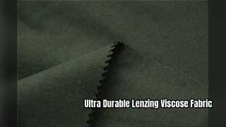 Tecido de viscose Lenzing durável para roupas de trabalho profissionais