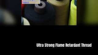 Fio de aramida retardante de chama para resistência industrial