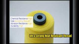 Linha de costura resistente do Pará Aramid resistente ao calor