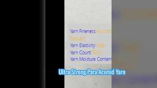 Fio de Pará-aramida de alta resistência para segurança industrial