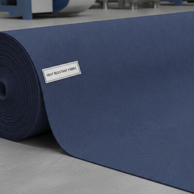 Tecido resistente ao calor azul marinho 200 gm Material durável adequado para aplicações industriais e vestuário de protecção