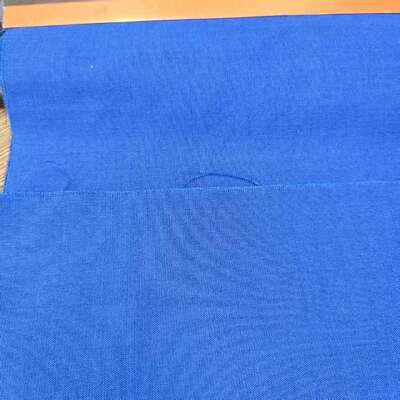 Tecido Meta Aramid Anti-estático Azul Brilhante 160gsm para Vestuário de Segurança Petroquímica de Verão