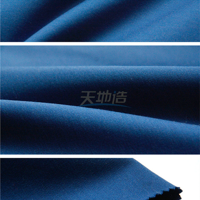 Azuis marinhos Ne30/2 da tela 220gsm de Aramid do meta do Workwear