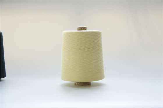 66 TEX Para Aramid Fiber Yarn Ne18/2 amarelo cru para luvas resistentes cortadas