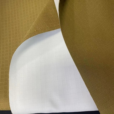 Membrana PTFE de tecido de aramida caqui respirável impermeável 280gsm