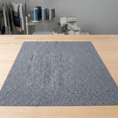 Tecido de malha de meta-aramida resistente ao calor de 200gm 180cm Largura para vestuário de proteção