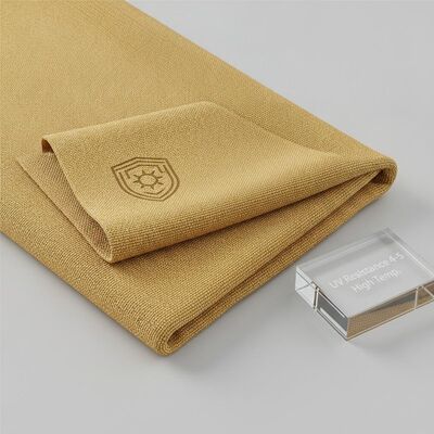 Tecido de meta-aramida com resistência UV de nível 4 a 5 concebido para equipamento de segurança e vestuário resistente a altas temperaturas