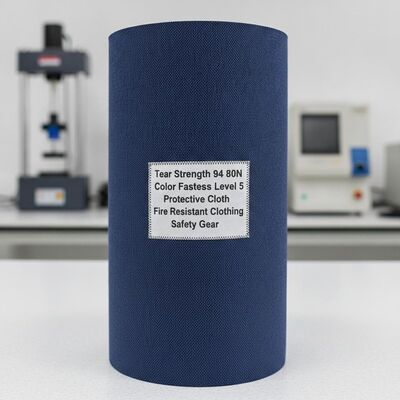 Resistência ao rasgo 94 80N Meta Aramida Tecido Cor Solidez Nível 5 Roupa de proteção adequada para roupas resistentes ao fogo e equipamentos de segurança
