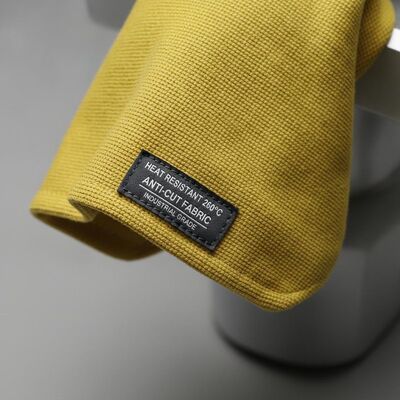 Tecido amarelo resistente ao calor, anti-corte, de 260 graus, concebido para equipamento de protecção industrial, vestuário de segurança e vestuário de trabalho durável