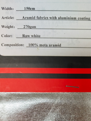 Tecido Twill Material resistente ao calor Espessura 025MM Adequado para equipamento de proteção de alta temperatura e isolamento térmico