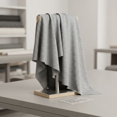 Tecido Misturado Modacrílico FR com 68% Modacrílico + 29% Viscose FR + 3% Elastano para Resistência à Chama <2 Segundos e Peso de 240gsm