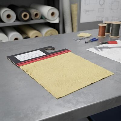 Tecido isolante térmico de fibra de vidro Kevlar com resistência a altas temperaturas, retardador de chama e resistência a rasgos