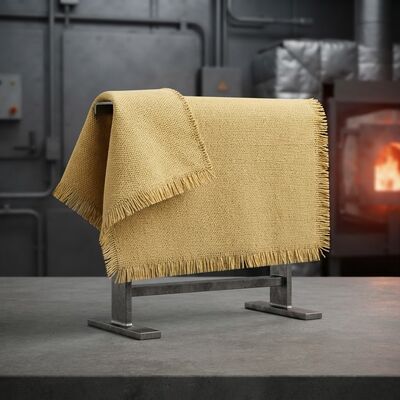 Tecido isolante térmico de fibra de vidro Kevlar com resistência a altas temperaturas, retardador de chama e resistência a rasgos