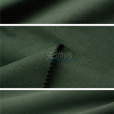 Tela 93/5/2 170gsm de Aramid do meta do verde do exército para o terno do voo