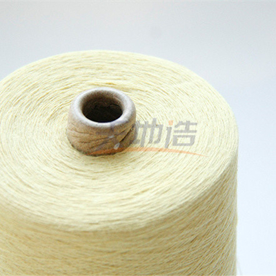 Fio Ne20/2 amarelo cru de 100% Para Aramid