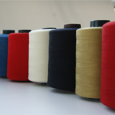 Linha de alta temperatura 40/2 do bordado de Aramid do meta da resistência