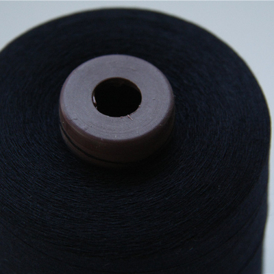 Linha de alta temperatura 30 TEX Navy Blue do bordado de Aramid do meta da resistência
