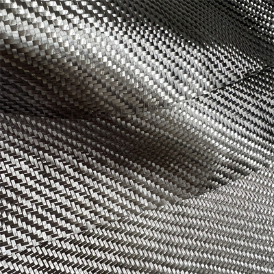 Preto de pano da fibra da fibra 3K Aramid do carbono para o equipamento de esporte
