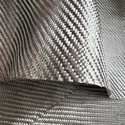 Preto de pano da fibra da fibra 3K Aramid do carbono para o equipamento de esporte