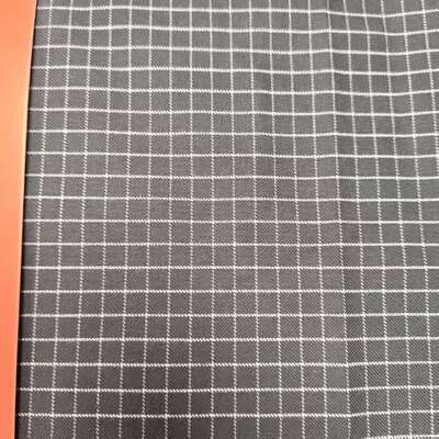 Tecido Modacrílico de Algodão 250gsm com Grade Antiestática e Retardante de Chama Inerente para Macacão de Proteção