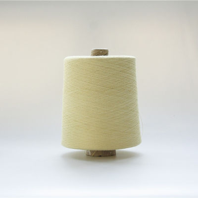 De Para Aramid de costura franco do fio Ne30/2 amarelo cru da linha para a tecelagem da tela