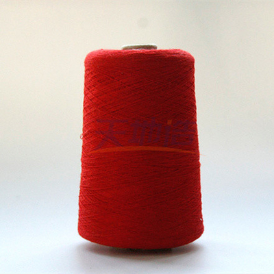 O meta vermelho Aramid misturou o fio Ne33/2 para o vestuário de proteção químico do óleo